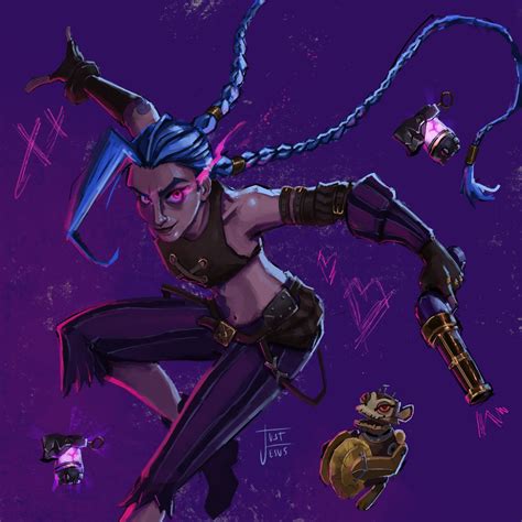 Artstation Jinx Arcane