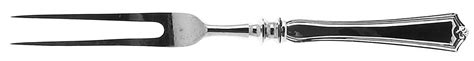 Potomac Sterling 1930 No Monograms Small Steak Carving Fork With