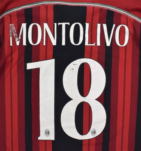 2014 15 AC MILAN MONTOLIVO SHIRT XL Football Soccer European