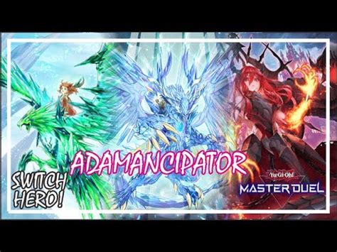 Adamancipator Combo Ranked Gameplay Yu Gi Oh Master Duel