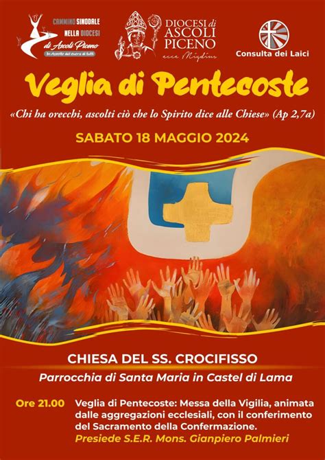 La Veglia Di Pentecoste Diocesana Diocesi Di Ascoli Piceno