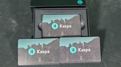 Tangem Hardware Wallet KASPA EDITION Looks AWESOME YouTube