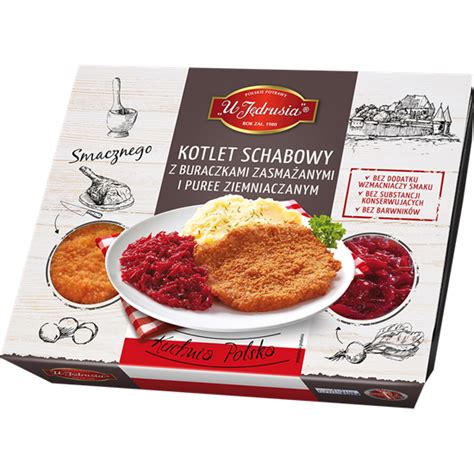 Kotlet Schabowy U Jedrusia Z Puree I Buraczkami G Polski Sklep Online