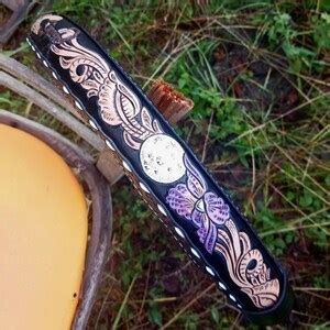 Steering Wheel Cover Tooled Leather Custom Made - Etsy