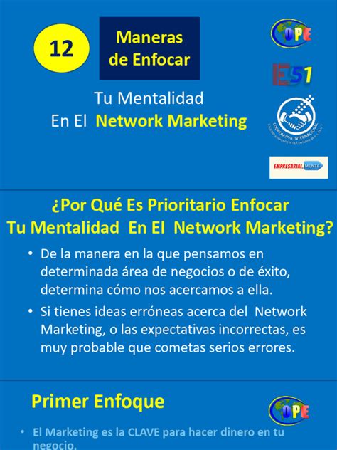 12 Enfoques Para Tener Exito En El Marketing Pdf Marketing Cliente