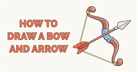 How to Draw a Bow and Arrow - Really Easy Drawing Tutorial