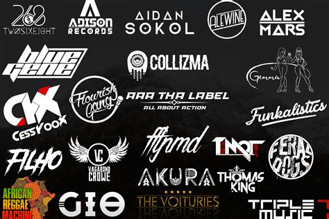 DJ Logos: Famous Examples, Logo Fonts Symbol Ideas, 44% OFF