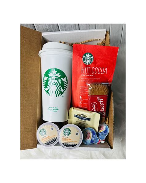 Coffee Gift Gift Basket Starbucks Gift Box Christmas - Etsy