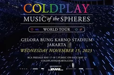 Siap War Ini Link Dan Cara Beli Tiket Konser Coldplay BCA Presale