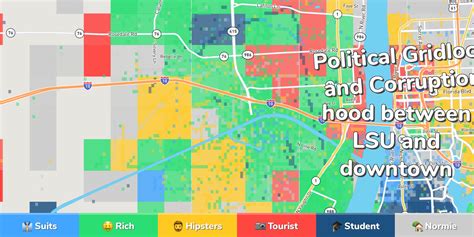 Baton Rouge Neighborhood Map