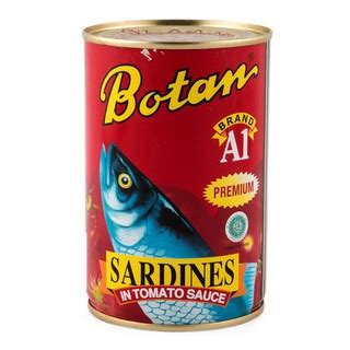 Jual BOTAN Sardines In Tomato Sauce 425gr Ikan Sarden Saus Tomat