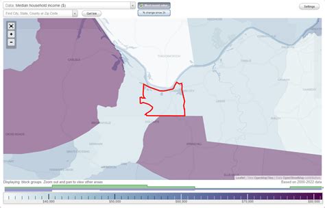 Cumberland City Tennessee TN Income Map Earnings Map And Wages Data