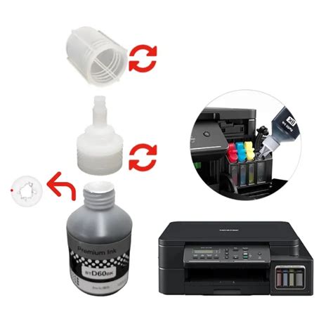 Brother Ink Btd60 Bt6000 Bt5000 Refill Ink Compatible For Brother Dcp T Series Printer Durable