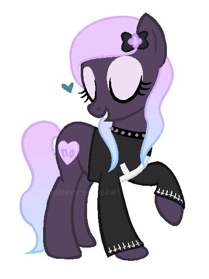 Pastel Goth Pony Adopt Closed By Caecii On Deviantart