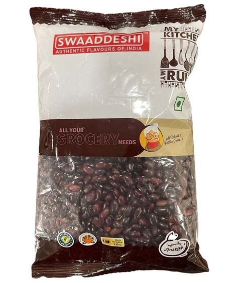 Swaaddeshi Maroon Kashmiri Kidney Beans High In Protein Packaging