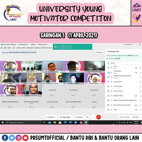 Program University Young Motivator Competition U Mac Hal Ehwal