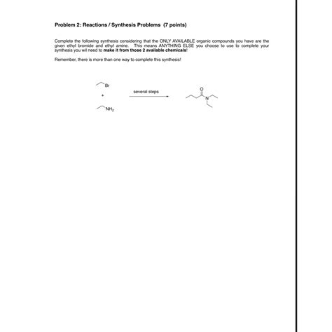 Solved Organic Chemistry Ii