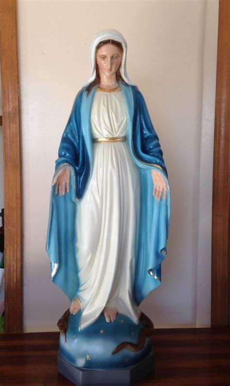 36 Our Lady Of Grace Statue Virgin Mary Blessed Mother Mary Fiberglass Blessed Mother Mary