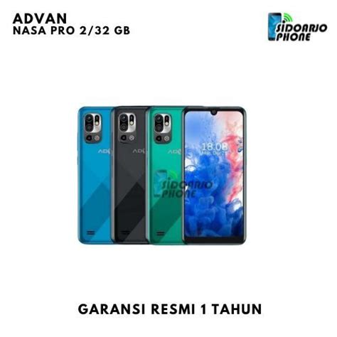 Jual Advan Nasa Pro Ram 2 32 GB Garansi Resmi 1 Tahun Shopee Indonesia