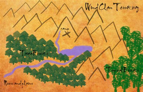 Windclan Map by LeoGrim on DeviantArt