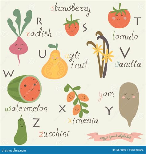 Fruit Alphabet W Is For Watermelon Vector Illustration 78652044