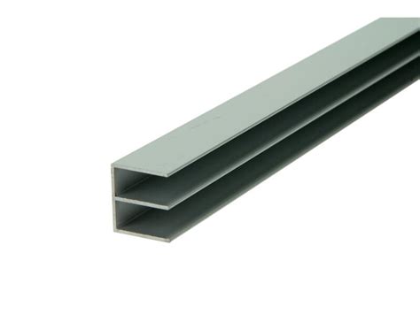 Arcansas Profiel Dubbele U 1m 20x18 Mm Geanodiseerd Aluminium Mat Hubo