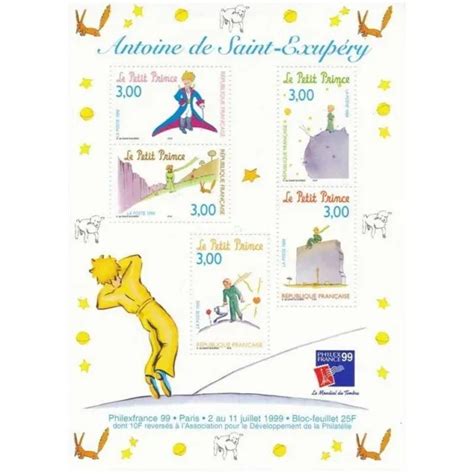 FRANCE BLOC FEUILLET BF 20 Neuf Le Petit Prince Antoine De Saint