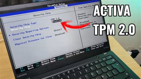 Gu A F Cil Para Activar Tpm En Lenovo Paso A Paso Y Todos Los Detalles
