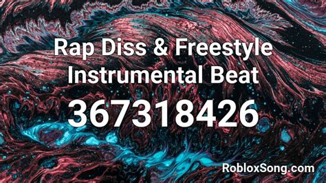 Rap Diss And Freestyle Instrumental Beat Roblox Id Roblox Music Codes