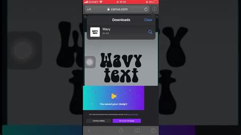 How To Make Wavy Text With Canva Canva Canvatutorial Canvadesigner