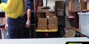 Blonde Shoplifter With Nice Tits And Ass Gets Punished Porn Videos