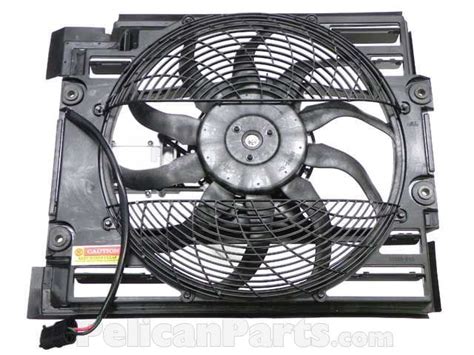 BMW Auxiliary Fan Assembly With Shroud For A C Condenser TYC