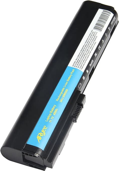 ARyee Laptop Battery For HP EliteBook 2560p 2570p Compatible P N