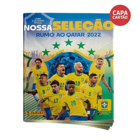 Livro Ilustrado Oficial Nossa Seleção Rumo ao Qatar 2022 Capa Cartão