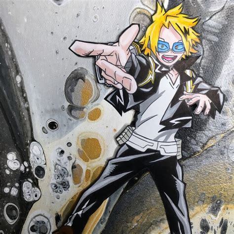 Lightning Anime Painting Etsy