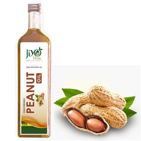 Jiyo Raw Peanut Oil Cold Pressed Groundnut Oil Plastic Bottle