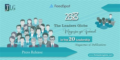 The Leaders Globe Magazine Got Featured In Top 20 Leadership Magazines