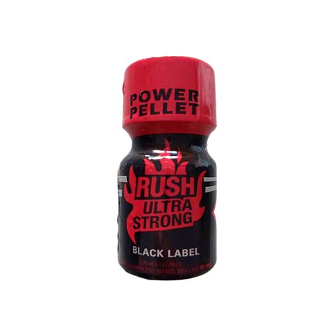 Poppers Rush Ultra Strong Black Label Ml Lx Sex Shop