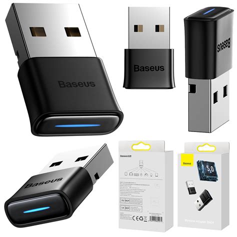 BASEUS Mini ADAPTER TRANSMITER BLUETOOTH Odbiornik Nadajnik USB PC BT 5