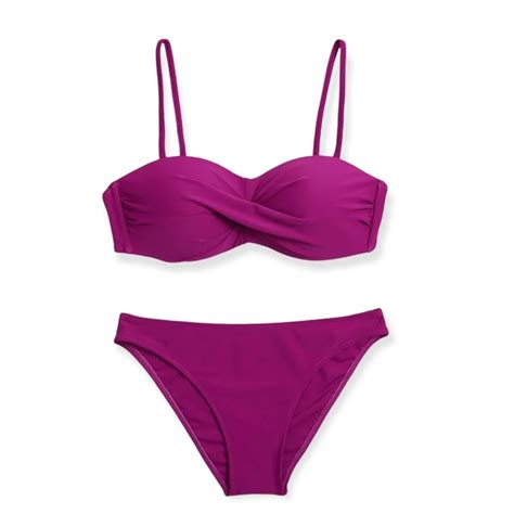 Swim Push Up Bikini Set Sexy Bikini Set Removable Straps Bikini Set