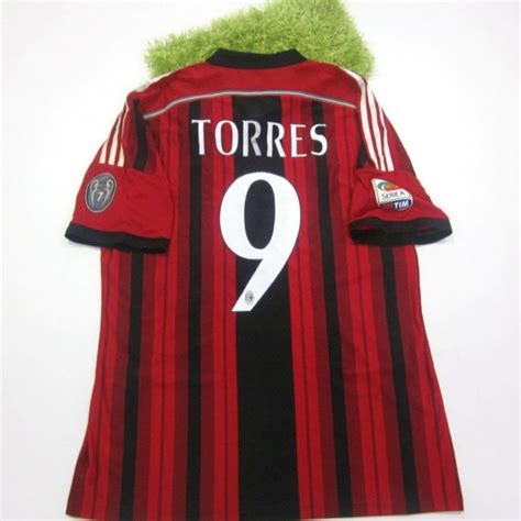 Torres Milan Match Worn Shirt Serie A Charitystars