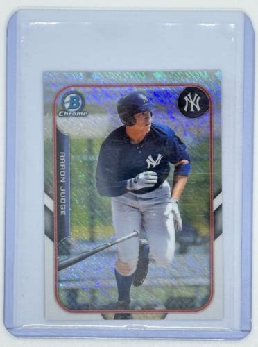 Aaron Judge Bowman Chrome Mini Farm S Finest Ffm Aj Shimmer