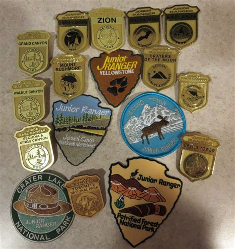 Junior Ranger Badges List