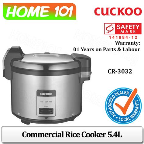 Cuckoo Commercial Rice Cooker 1460w 5 4l Cr 3032 Shopee Singapore