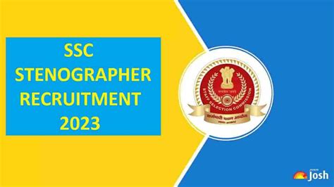 Ssc Stenographer 2023 Notification