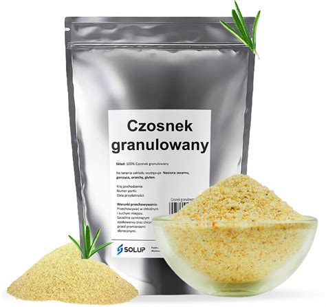 CZOSNEK GRANULOWANY Suszony AROMATYCZNY 1kg 13450814706 Allegro Pl