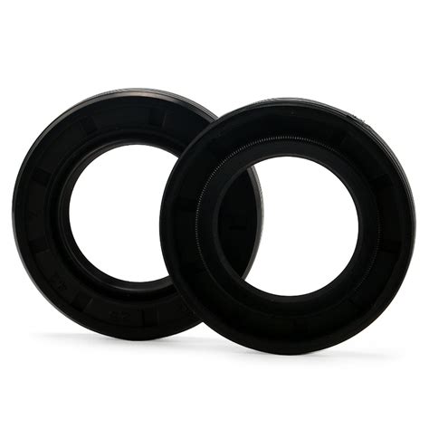 Double Lips FKM Black NBR Rubber Skeleton Oil Seals TC 23X40X6 24x30x5