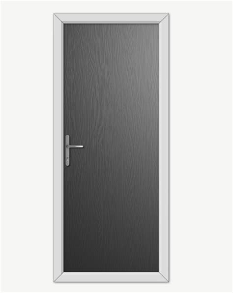 Norfolk Solid Black Composite Door Build Your Own Door