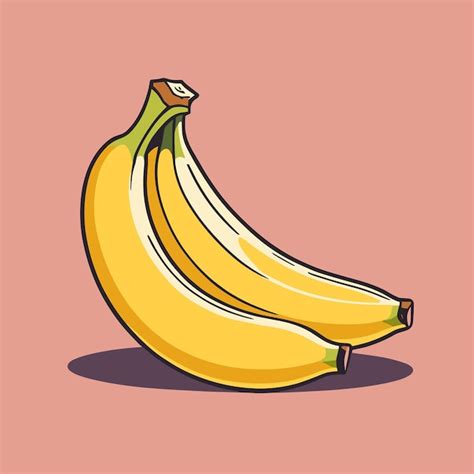 Premium Vector Banana Cartoon Vector Illustration