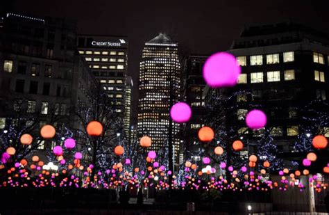 Winter Lights At Canary Wharf 16th Jan27th Jan 2019 London Cheapo